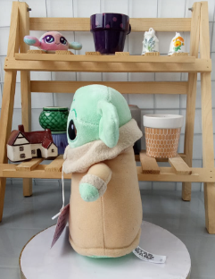 BANDA Kawaii Lovely Christmas Children Cartoon Throw Pillow Aliens Mandalorian Plushie