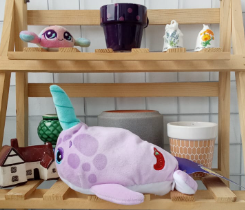 Cutetitos Collectible Plush, Specifically A Narwhalito From Series 2.