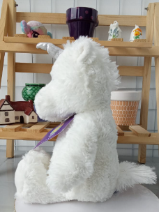 Aurora Cuddly Friends Unicorn White 11" Plush Stuffed Animal
