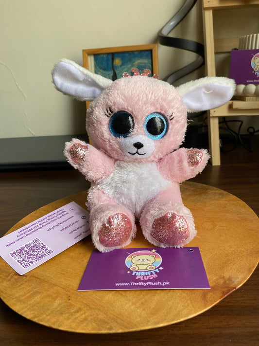 15cm Pink Labrador cute dog Animotsu Soft Toy by Keel Toys | Sparkling Eye Collection