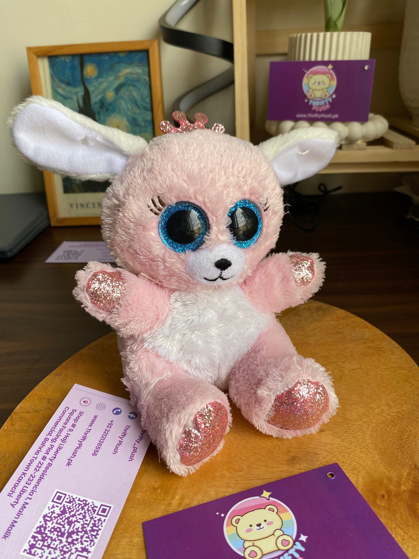 15cm Pink Labrador cute dog Animotsu Soft Toy by Keel Toys | Sparkling Eye Collection