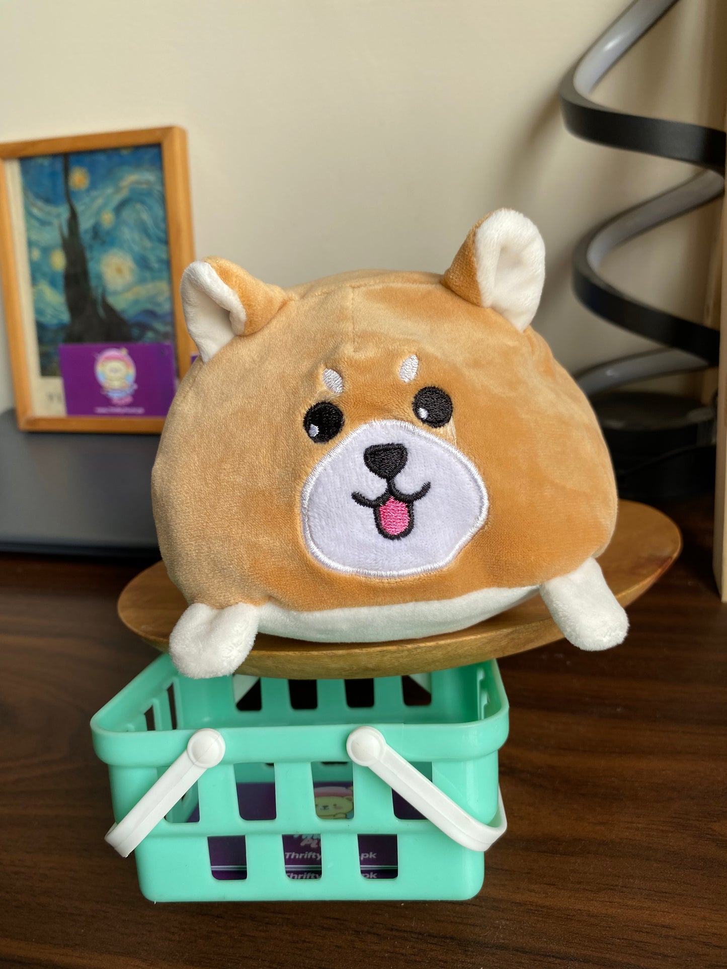 CHUBBY CUTE SOFT ANIMAL CARTOON CUSHION STUFFED PLUSH TOY STUFFED PUPPY Pillow