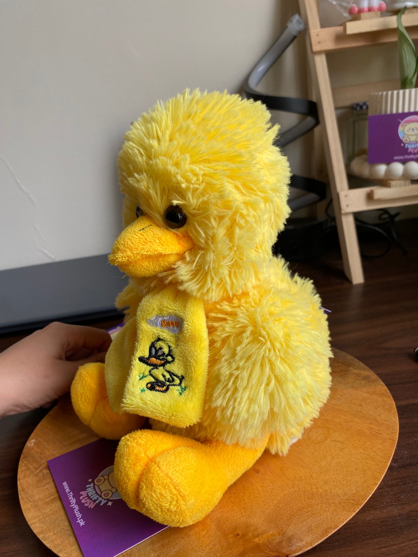 Aurora Yellow Peek A Boo Duck Yellow Plush Stuffed Animal