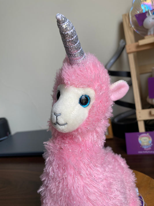 TY Beanie Baby - LANA the Pink UniLlama | Unicorn Lama
