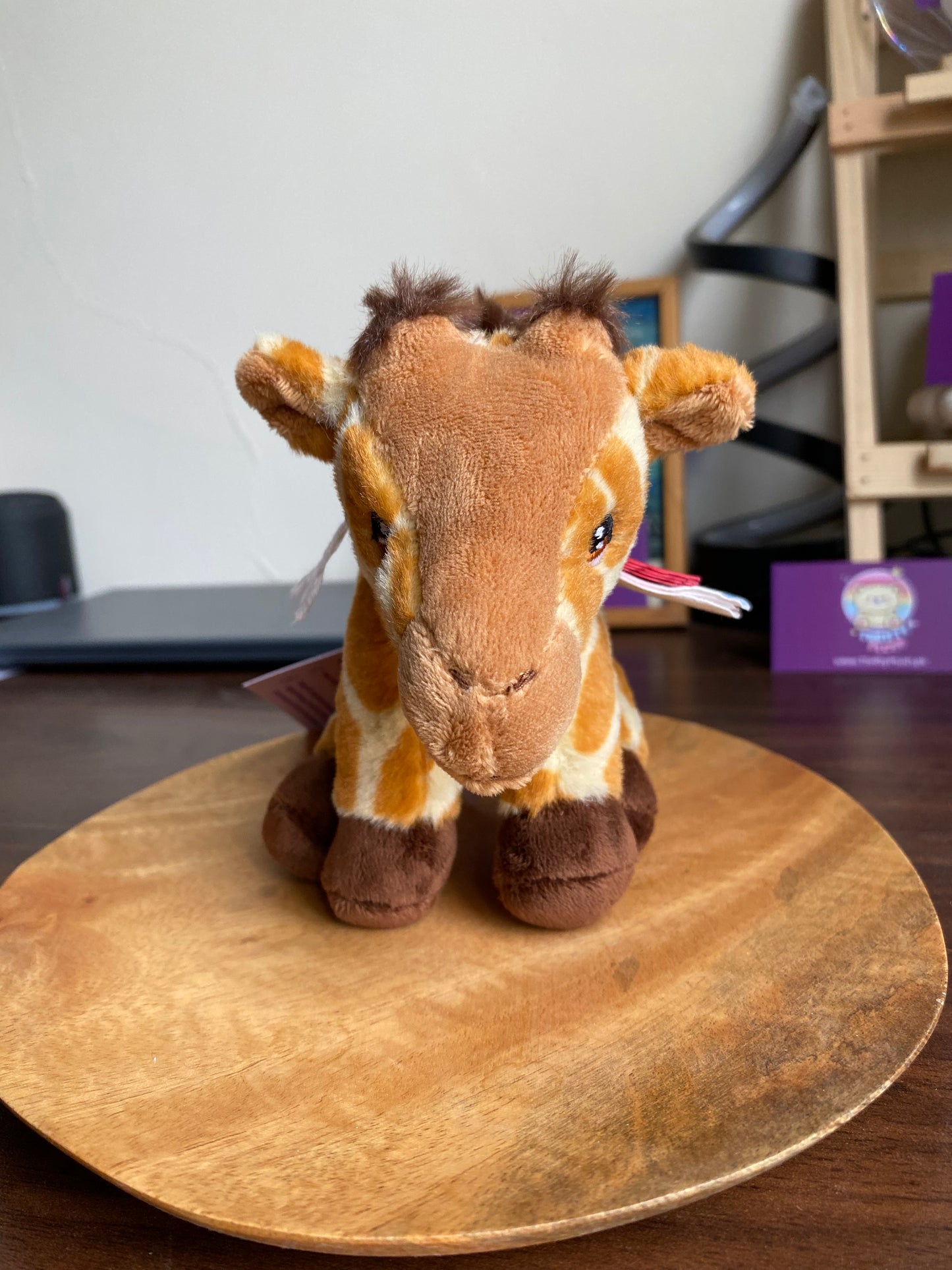 Keel Toys Keeleco 12cm Eco-Friendly Collectible Wild Animals Giraffe Soft Toy Plush