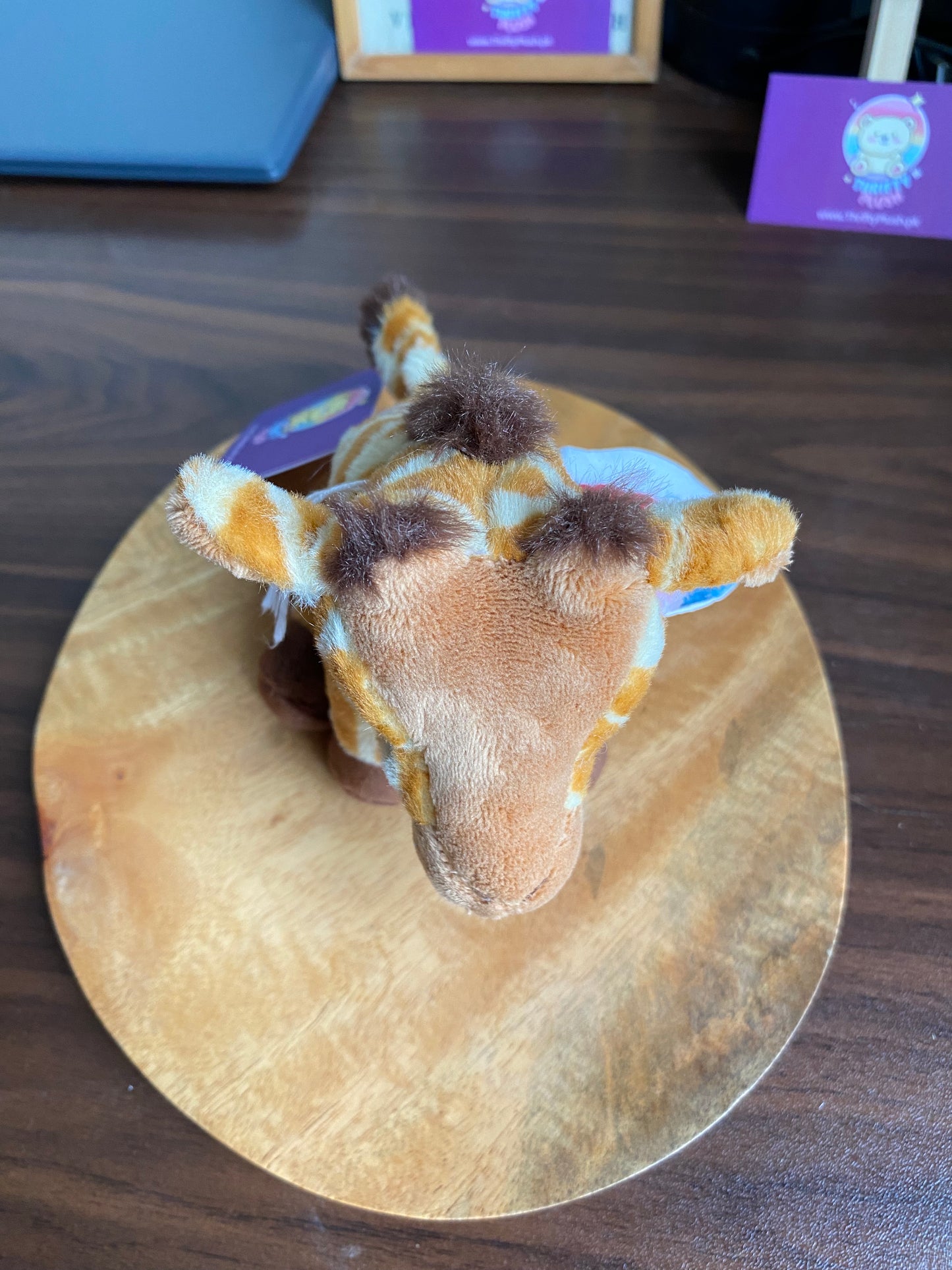 Keel Toys Keeleco 12cm Eco-Friendly Collectible Wild Animals Giraffe Soft Toy Plush