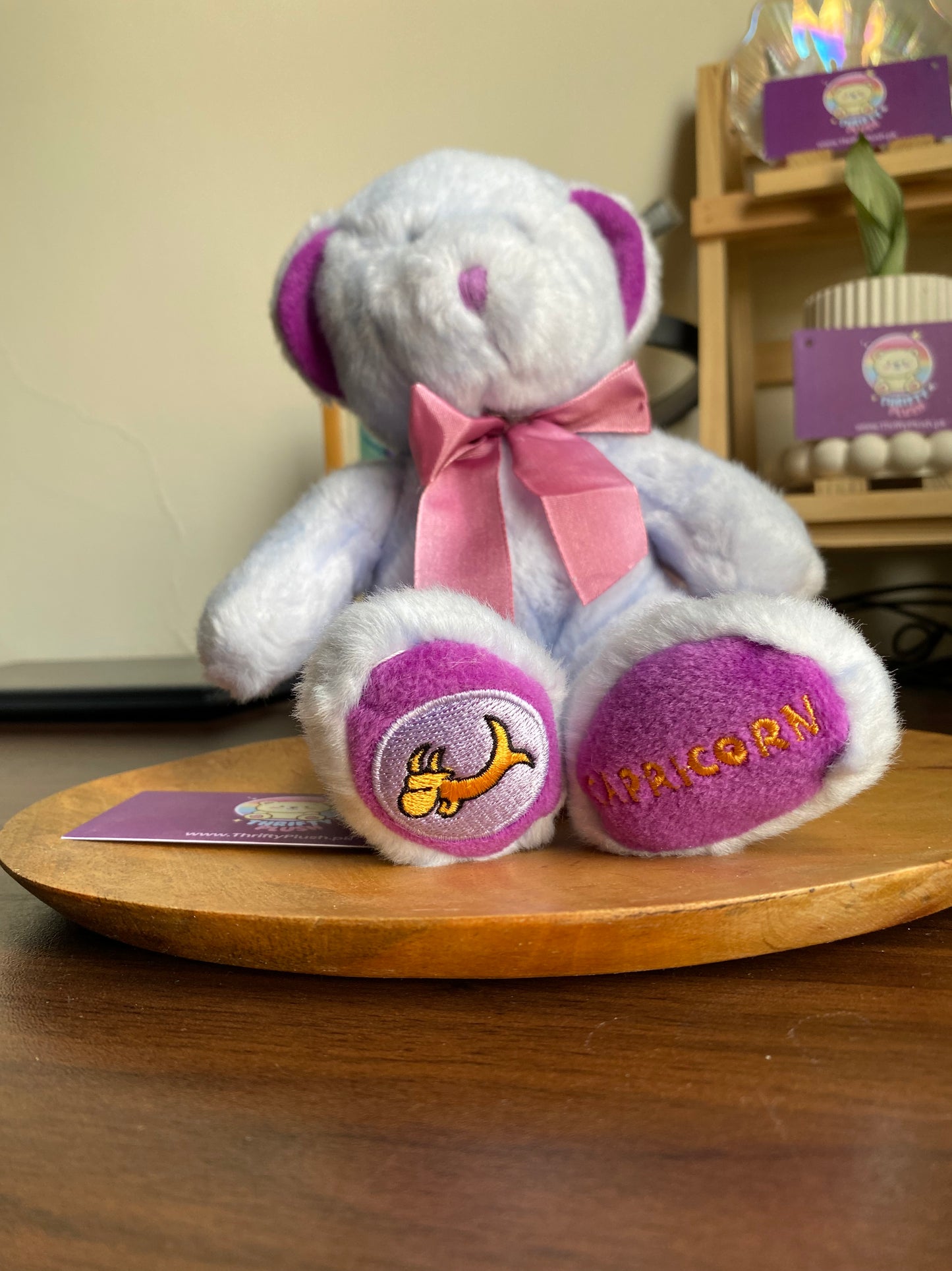 Russ Berrie “Capricorn” Zodiac Bear – 10″ Plush (Zodiac Star-Scopes Collection)