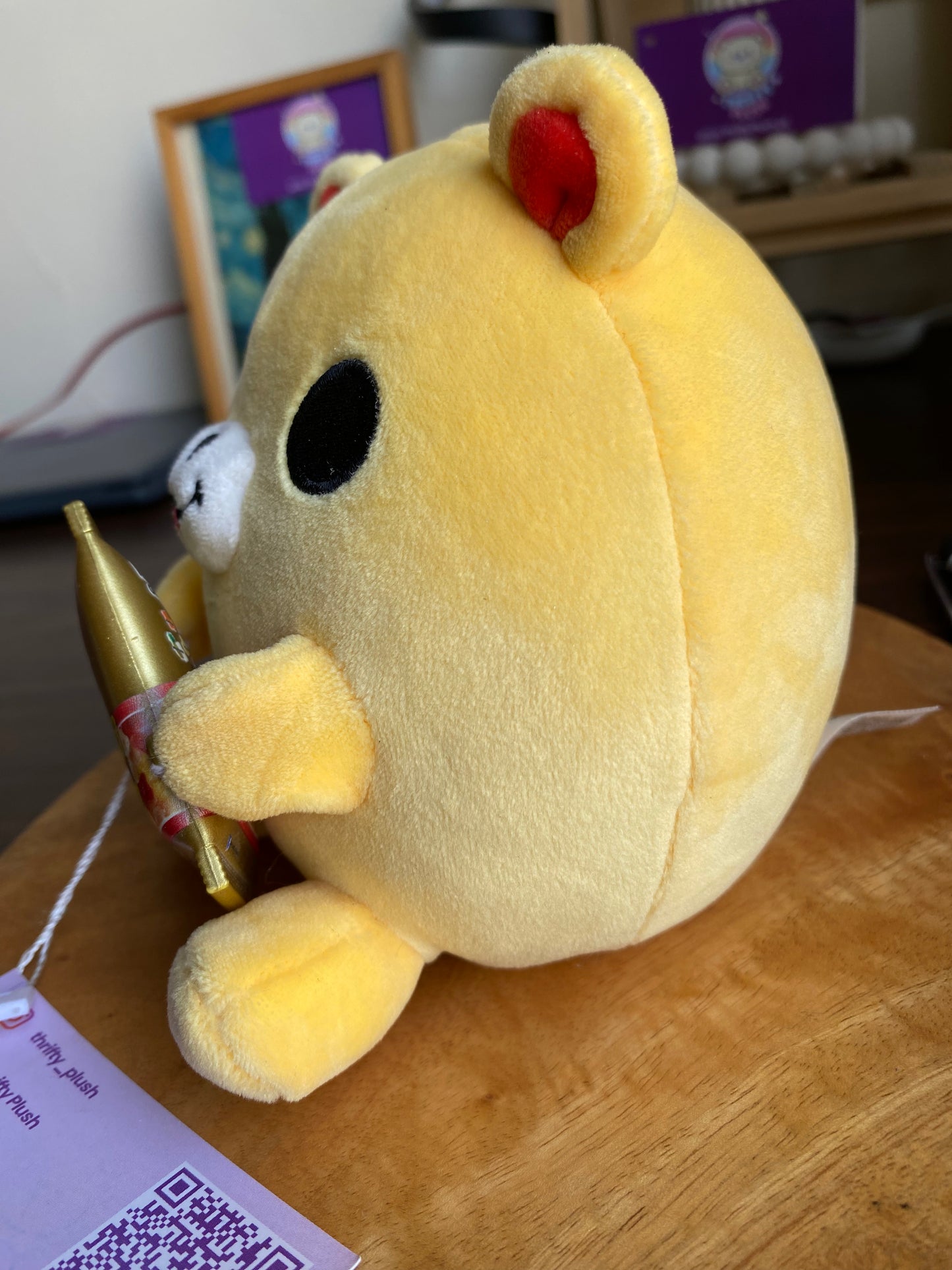 Kawaii Snackles Nancy Haribo Bear – Mini 5″ Yellow Plushie
