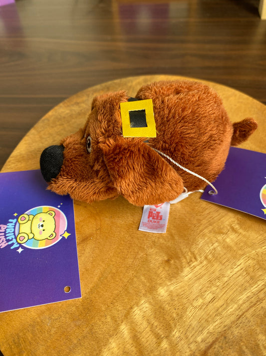 Ty Pets “Duke” the Dog 5″ Plush – Brown Secret Life of Pets Soft Toy