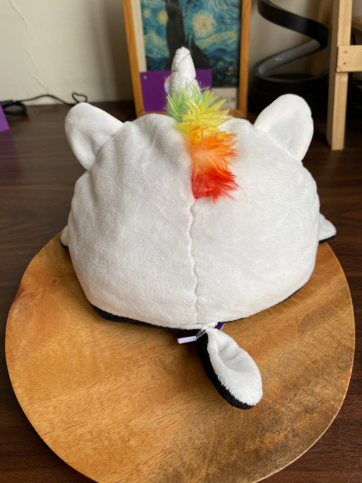Reversible Mood Unicorn Plush – Happy & Grumpy Narwhicorn