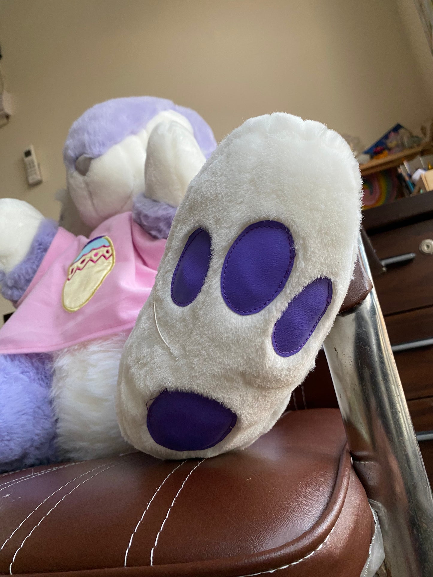 Huge Purple Bunny Plush Toy – Giant Soft Stuffed Rabbit for Kids & Adults