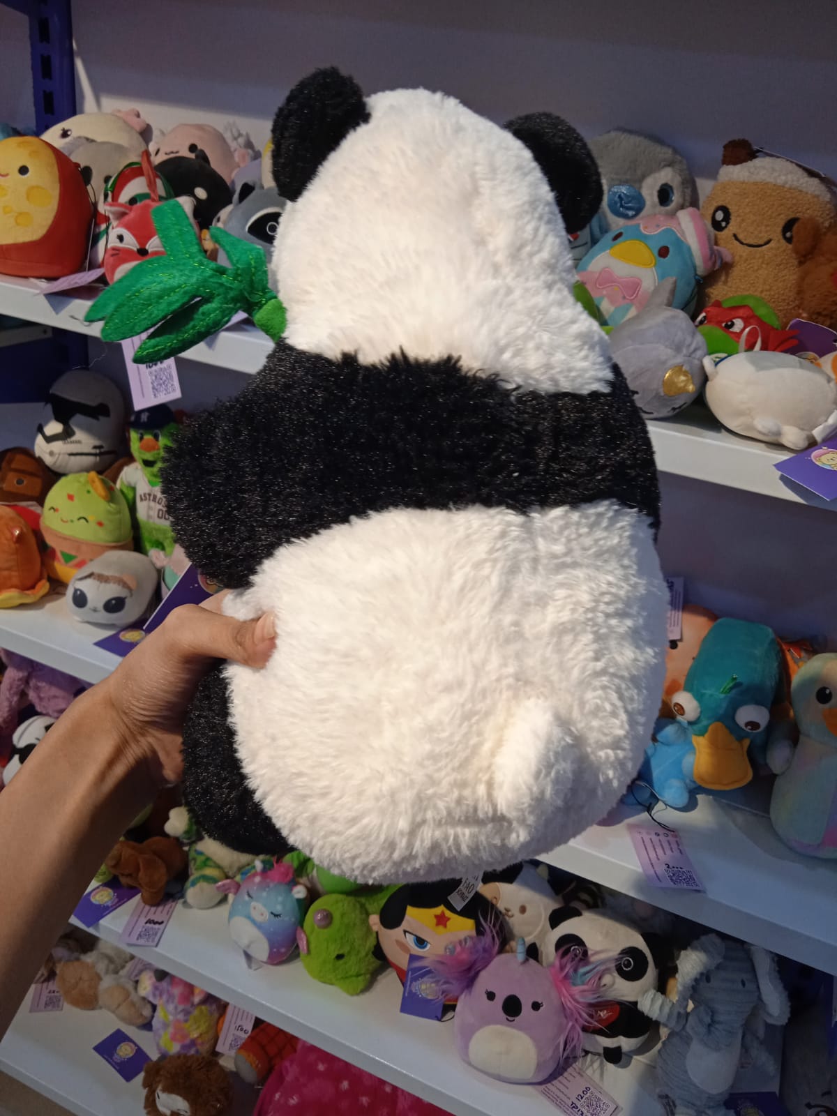 Bamboo-Hugging Panda Series Plush Doll.