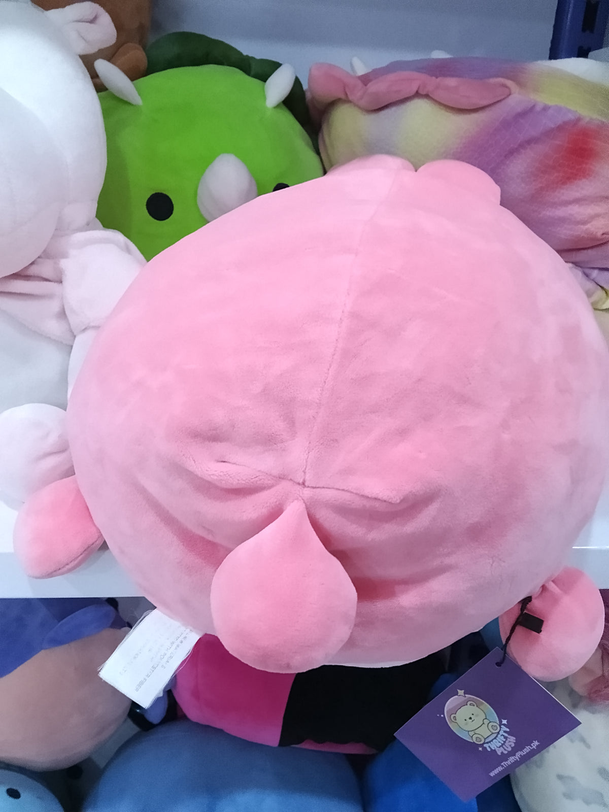 Momoppy plush from the Marshmallow collections, squishy design made of polyester.