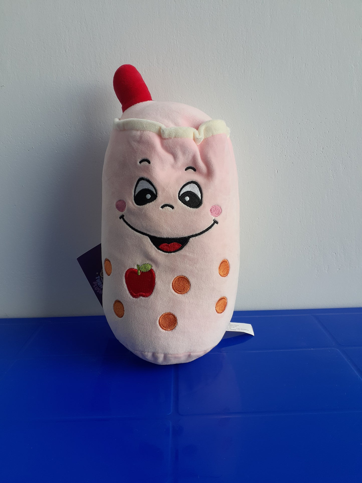 Plushie Toy Resembling A Cup Of Bubble Tea,
