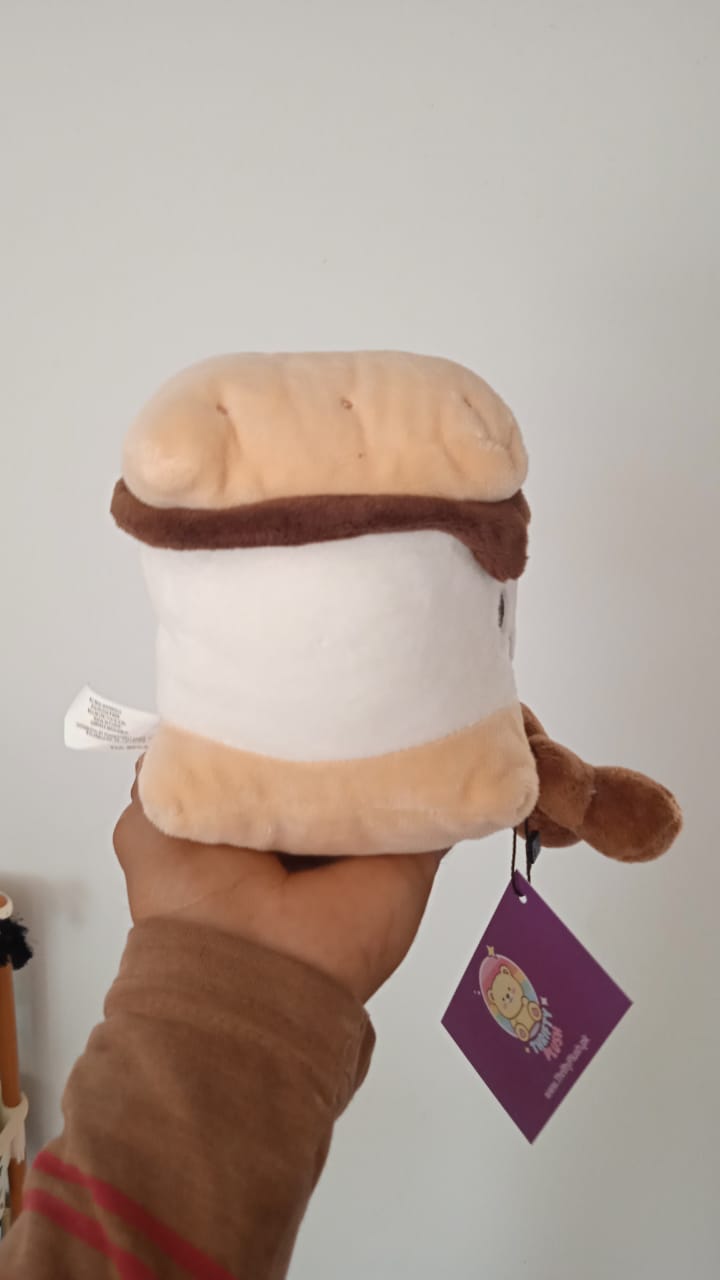 Palm Pals brand Aurora plush toy.