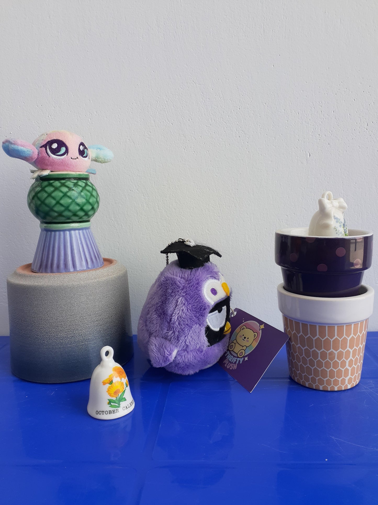 Sanrioed Bad Badtz-Maru Owl Series Mascot Holder. Plushie