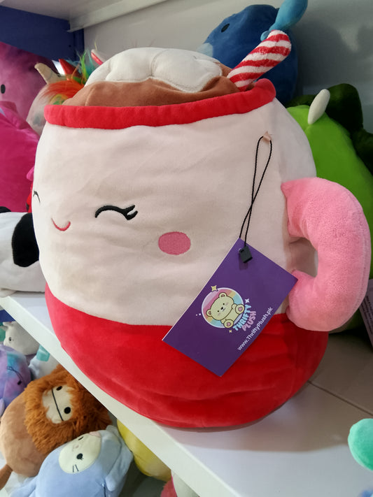 Squishmallows Kellytoy Marshina the Hot Cocoa plush toy.