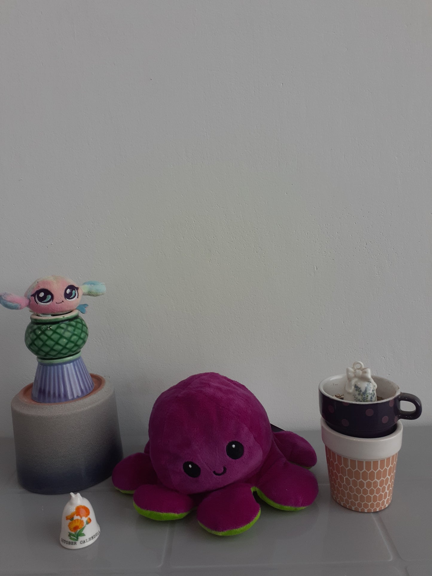 Reversible Octopus Stuffed Creative Mood Change Double-Sided Flip