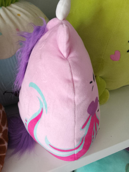 Pink Cats vs Pickles Twinkle Starlight unicorn cat plush toy.