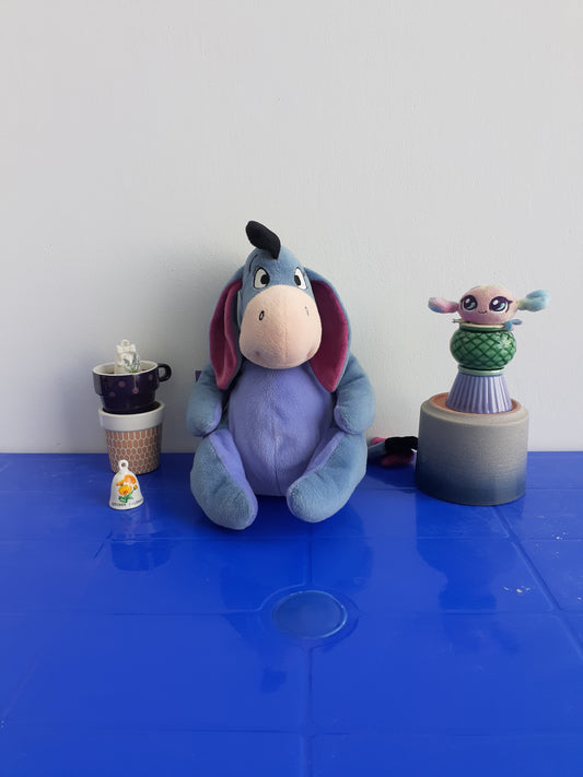 Plush Toy Of Eeyore, A Character from Winnie the Pooh.