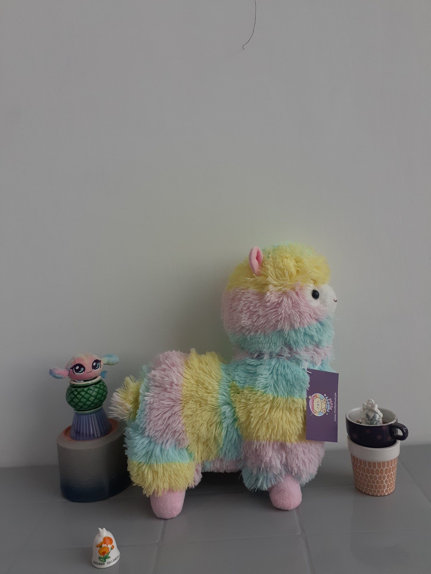 Amuse Rainbow Alpaca Plushie