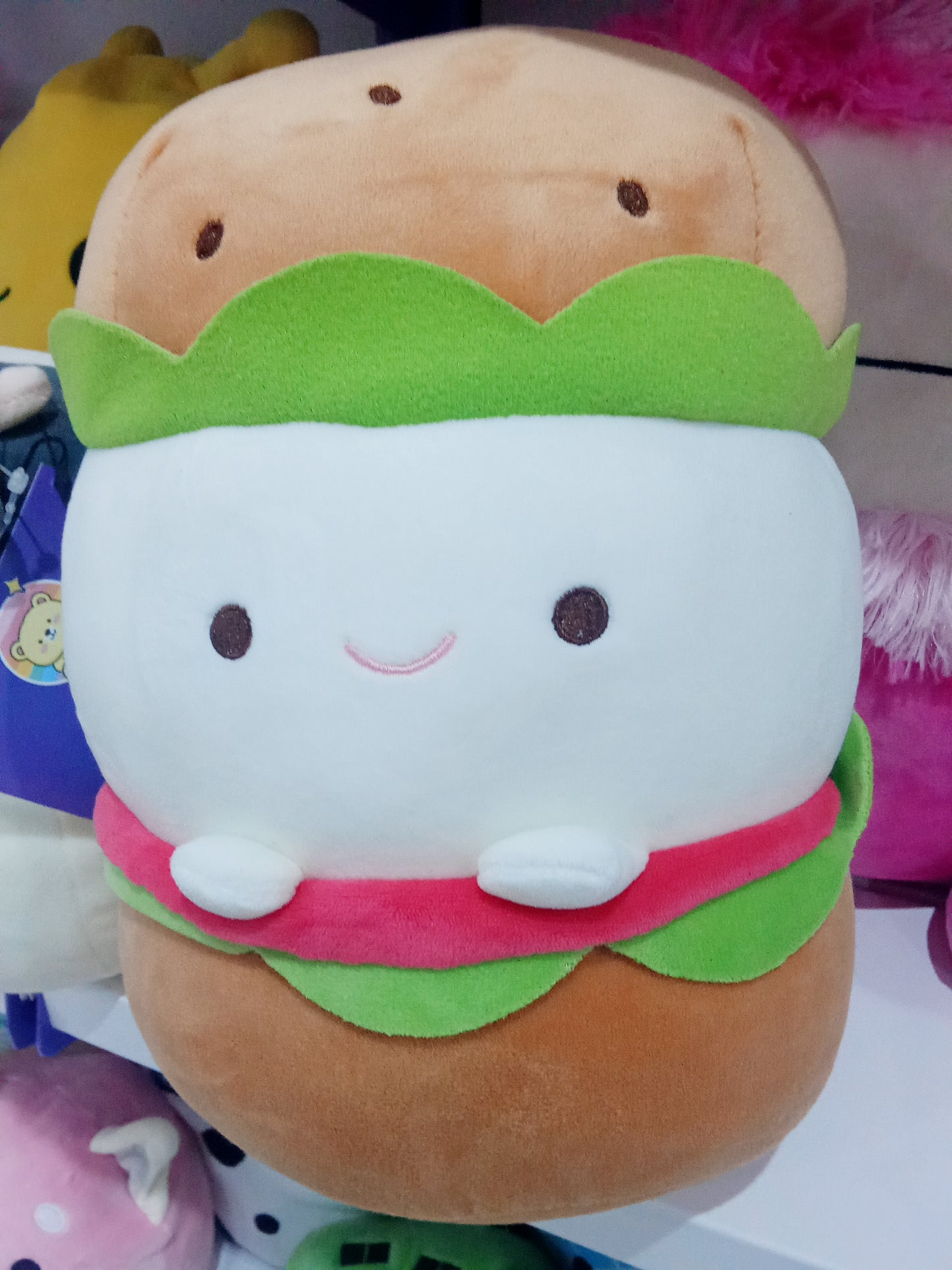 Hamburger Plush Toy.
