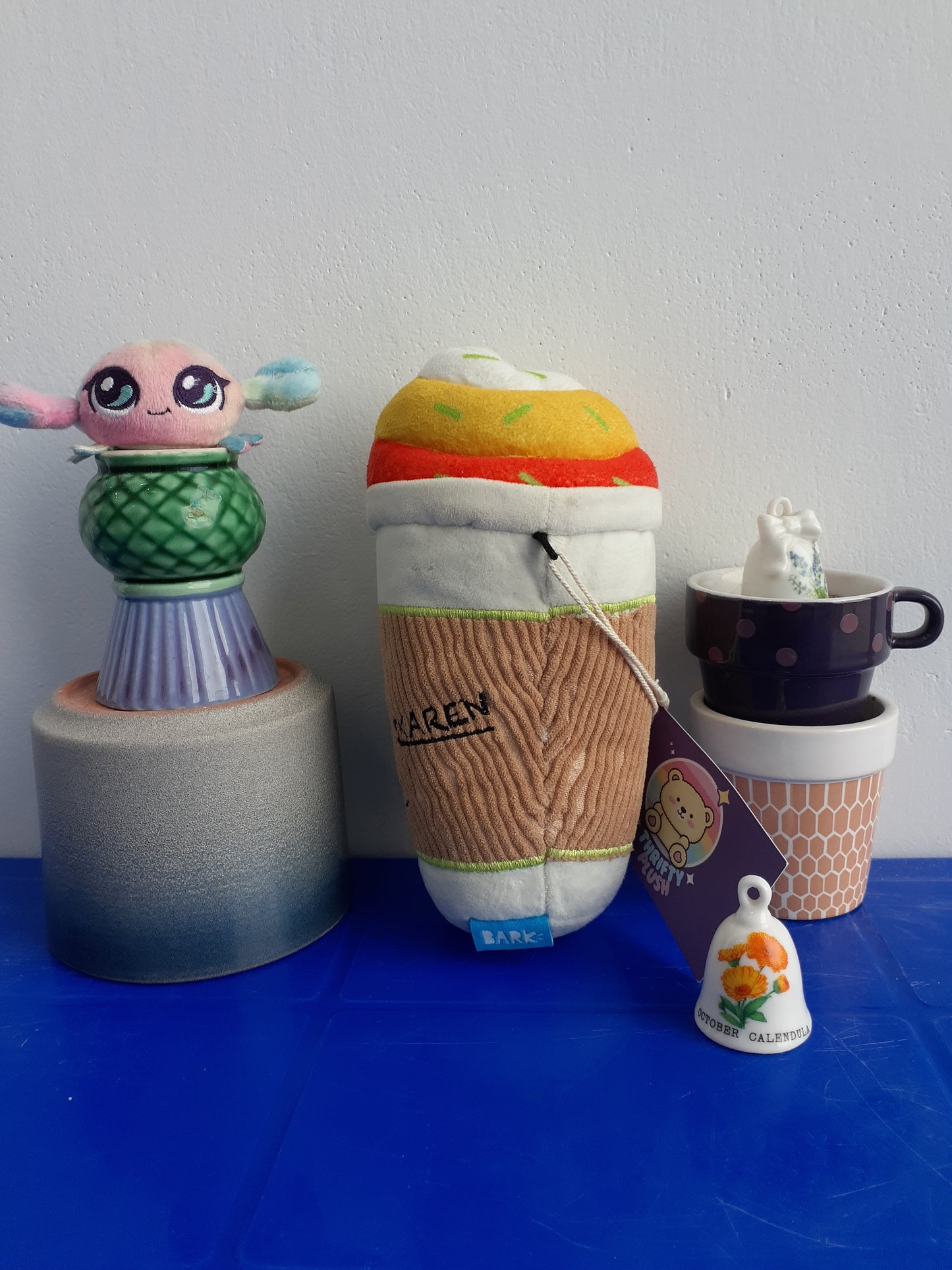 Bark Multicolor Cold Boo Coffee Halloween Pumpkin Spice Latte Plushie