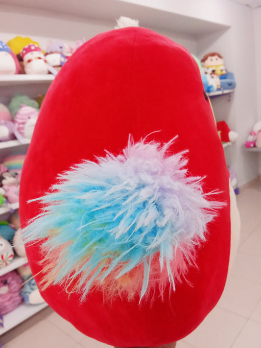 Paco The Red Parrot Squishmallow Plush Toy.