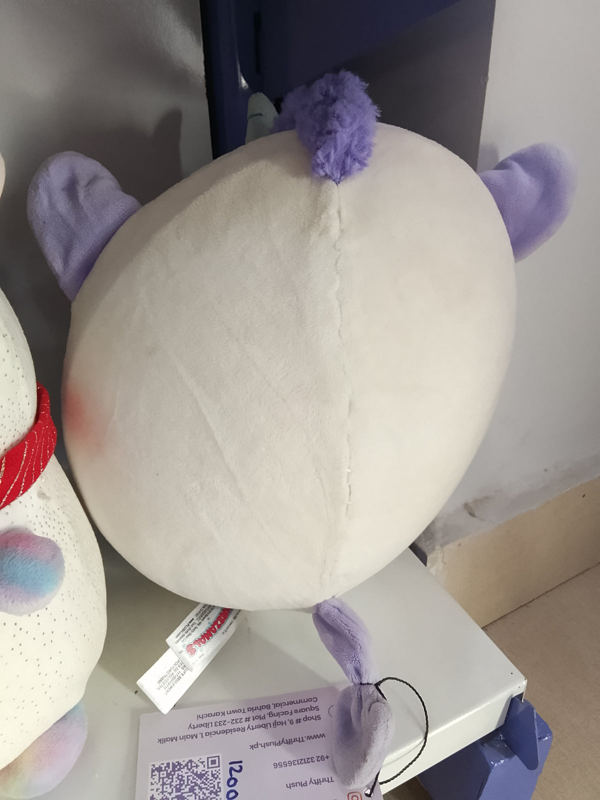 Squeezamals UMA the Unicorn plush toys.