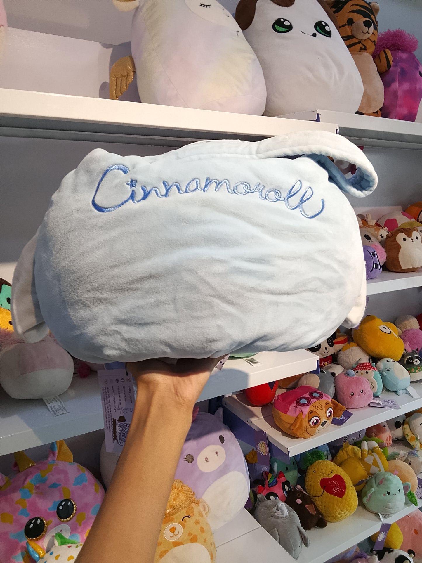 Sanrio Cinnamoroll Plush Pail Plush Toy.
