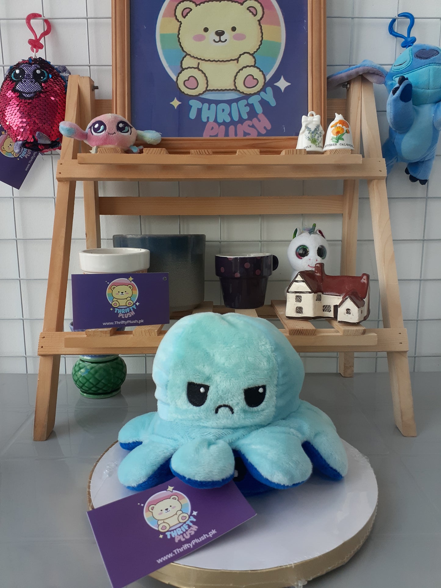 Reversible Octopus Plushie