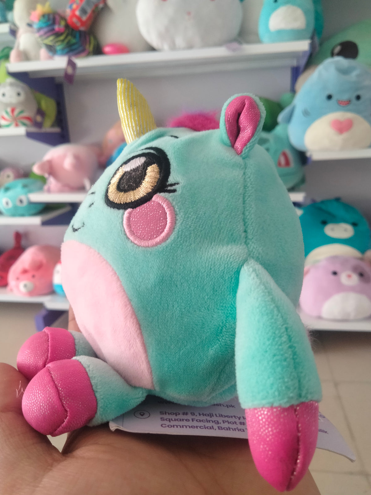 MushMeez Maya the Unicorn Moldable Plush.
