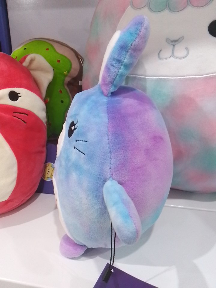 Squishmallows Tie-Dye Easter Bunny plush toy