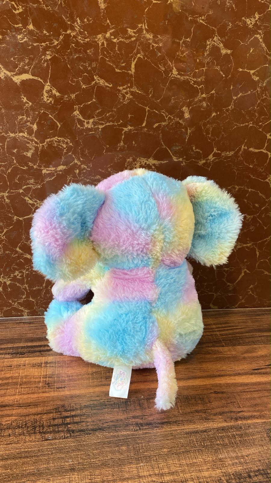 Tie Dye Elephant Plush Toy