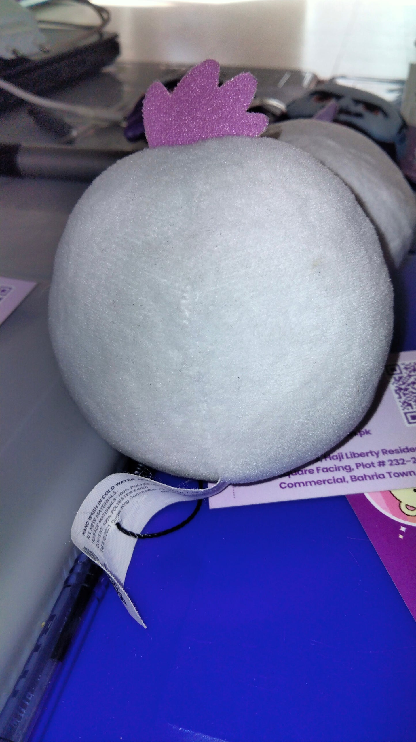 Angry Birds Matilda promotional plush toy.