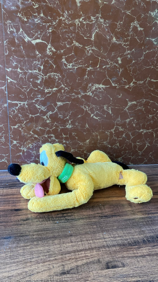 Disney Parks Pluto Laying Down Plush Toy