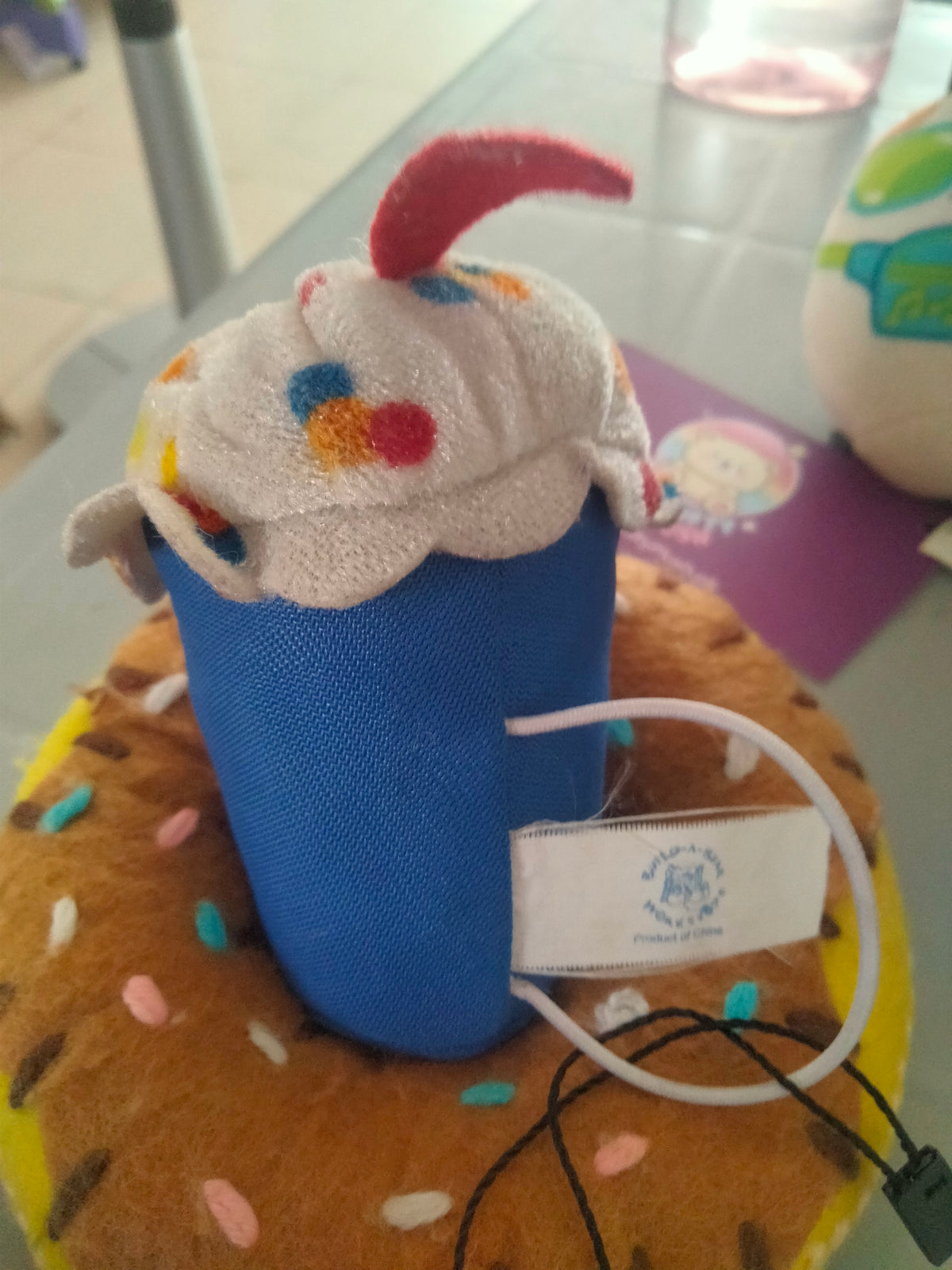 Build-A-Bear Workshop Dairy Queen Blizzard plush wristlet.