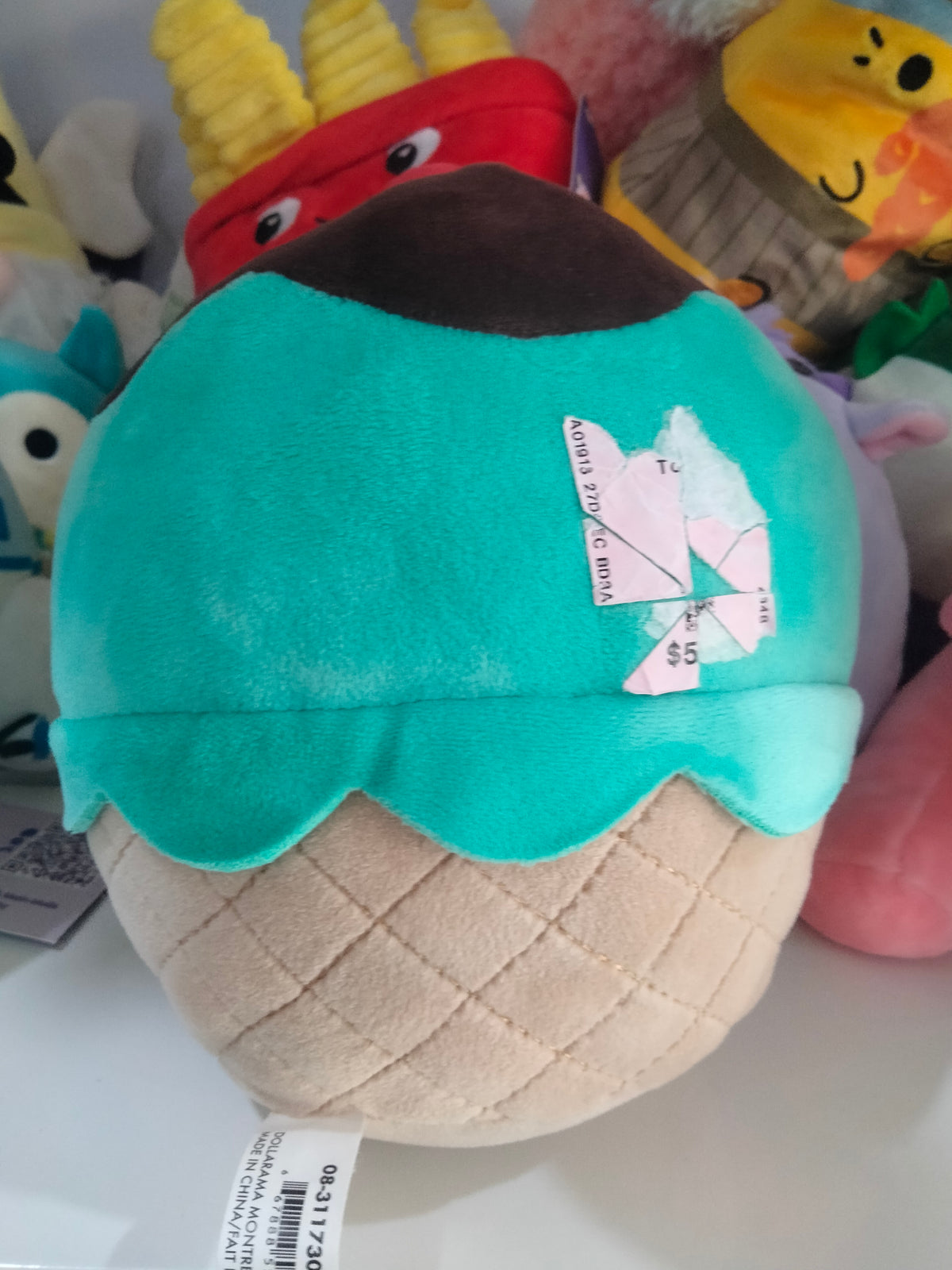 This is a Kellytoy Squishmallow .