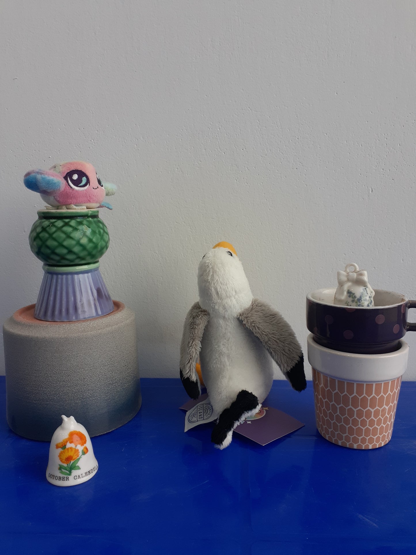 Plush toy Of A Seagull With The Word "GUERNSEY"