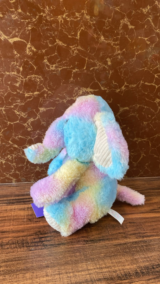 Tie Dye Elephant Plush Toy