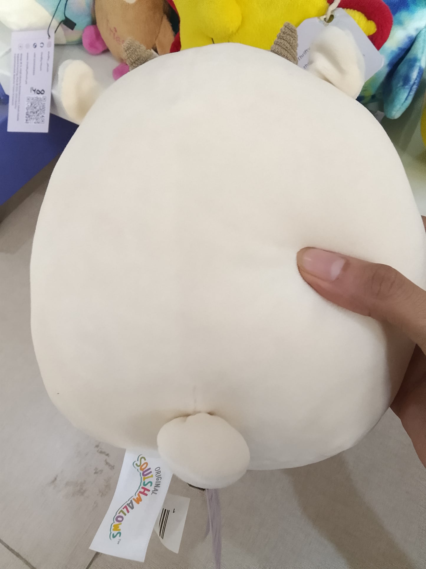 Squishmallows Gimlet the Goat plush toy.
