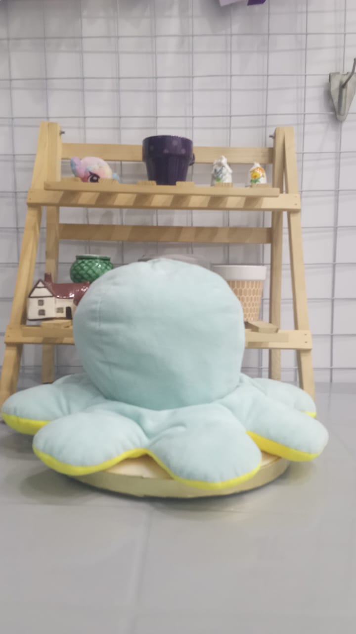 Reversible Octopus Plush Toy,