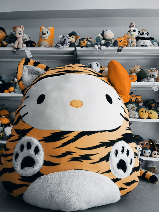 20-inch Hello Kitty Plush Toy Dressed In A Tiger Costume.