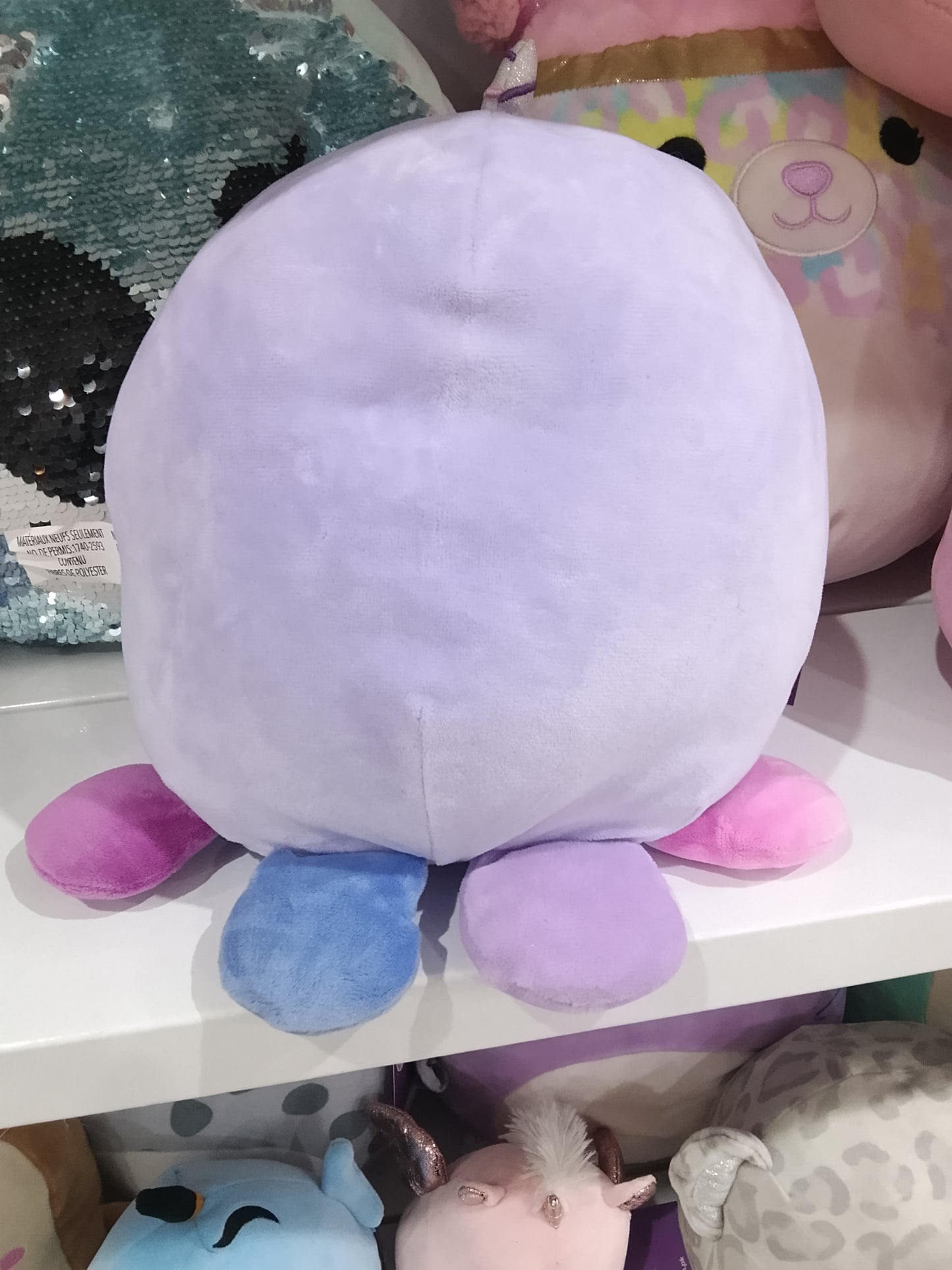 Squishmallows plush toy, specifically identified as Davina the Octocorn.