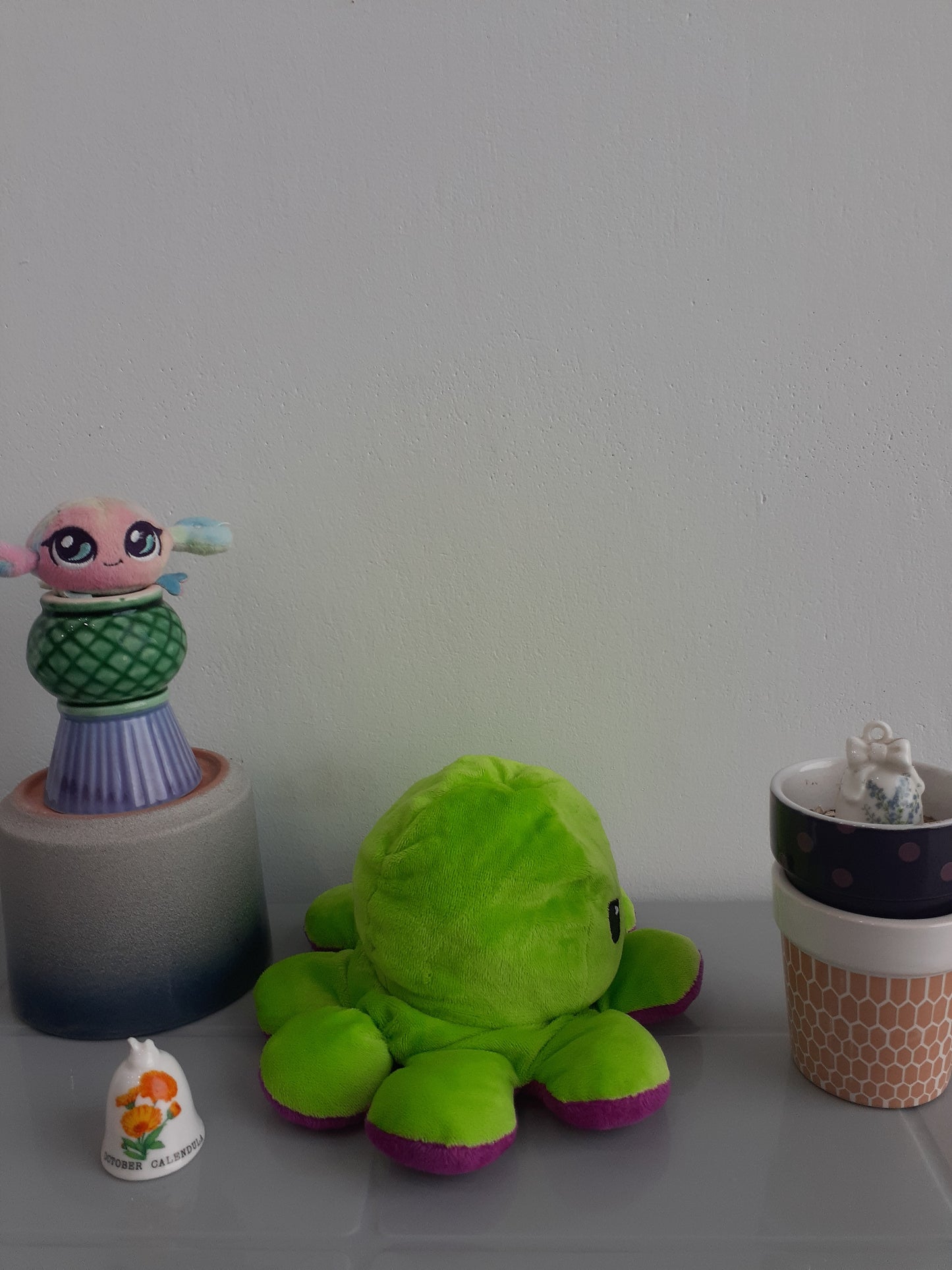 Reversible Octopus Stuffed Creative Mood Change Double-Sided Flip