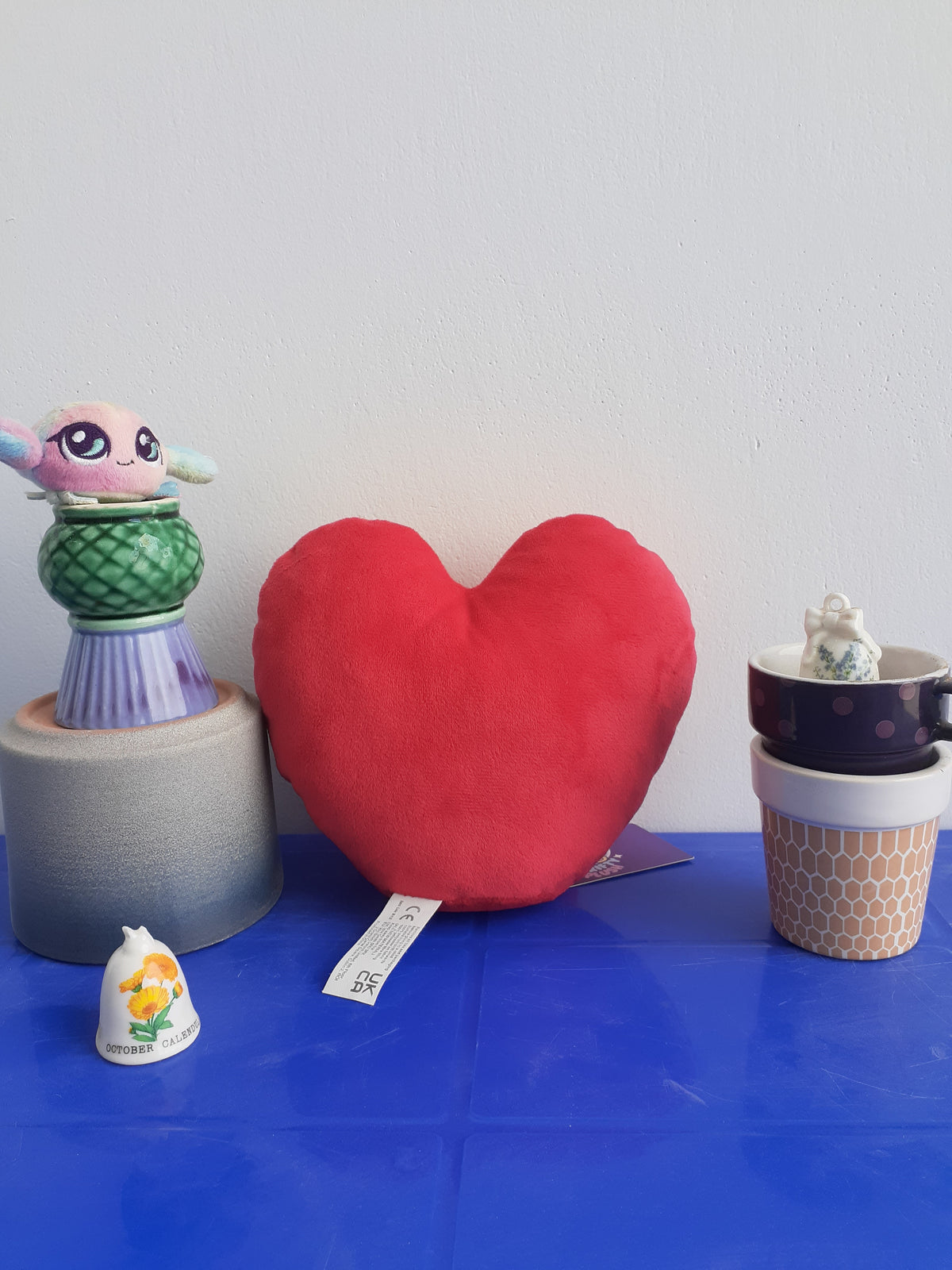 Noxozoqm Cute Heart Pillow, A plushie