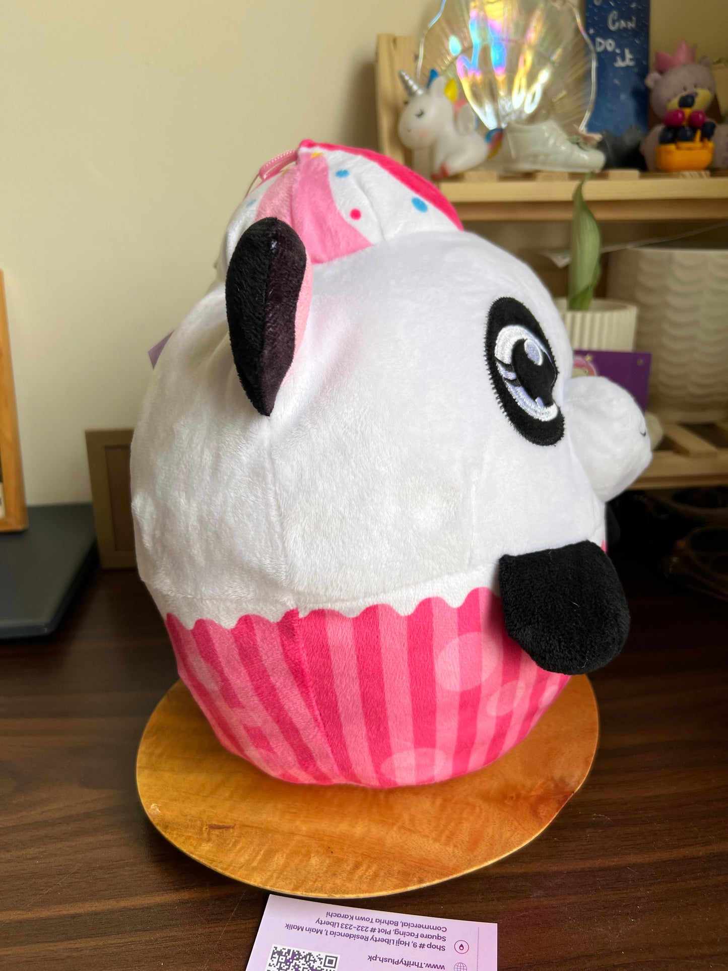 Bensons Cup Cake Panda Cute Plush Soft Toy 28cm