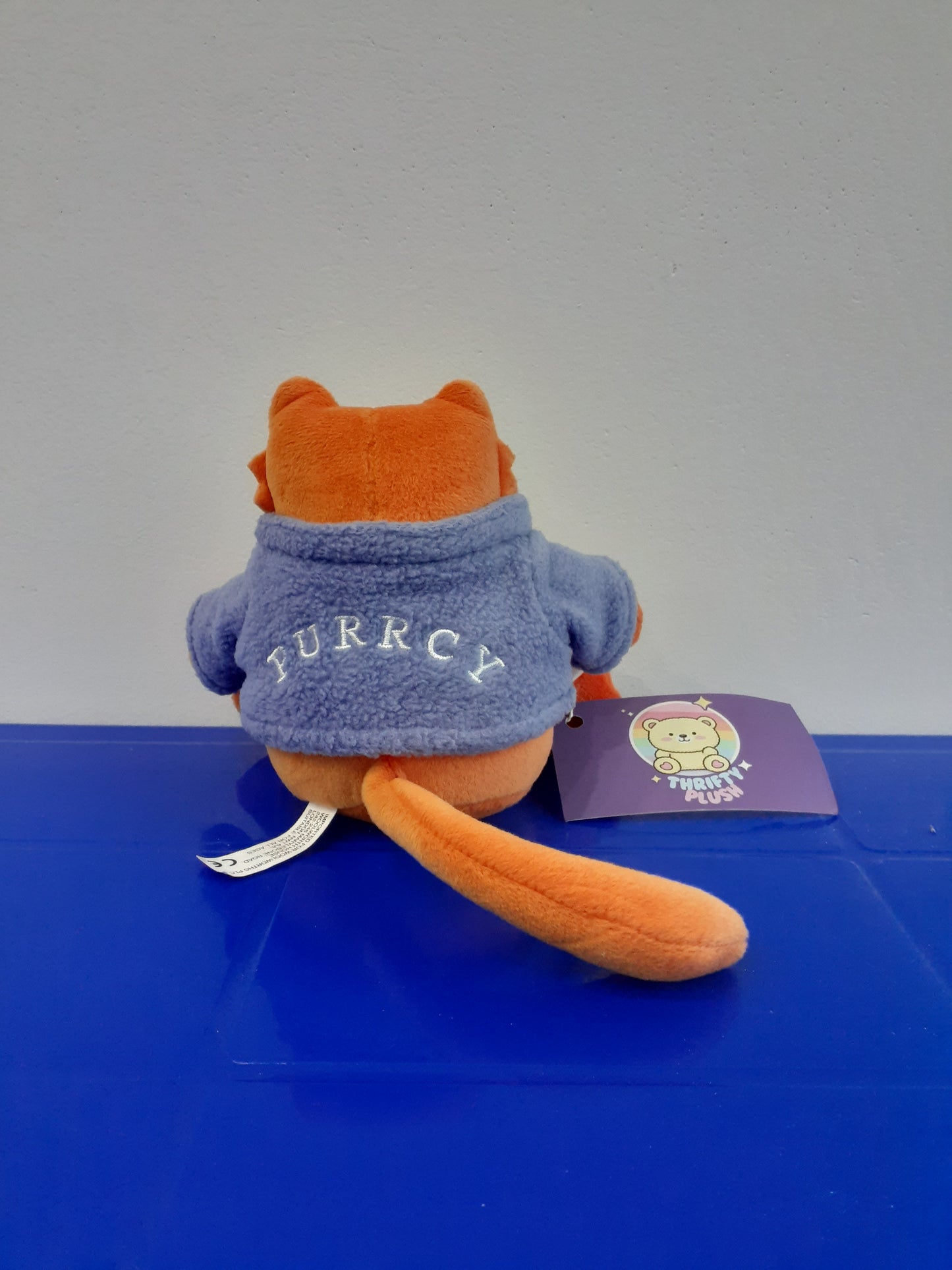 Rare Vintage Woolworths Fleecy Pals Cat In Fleece ‘PURRCY’ Soft Plushie