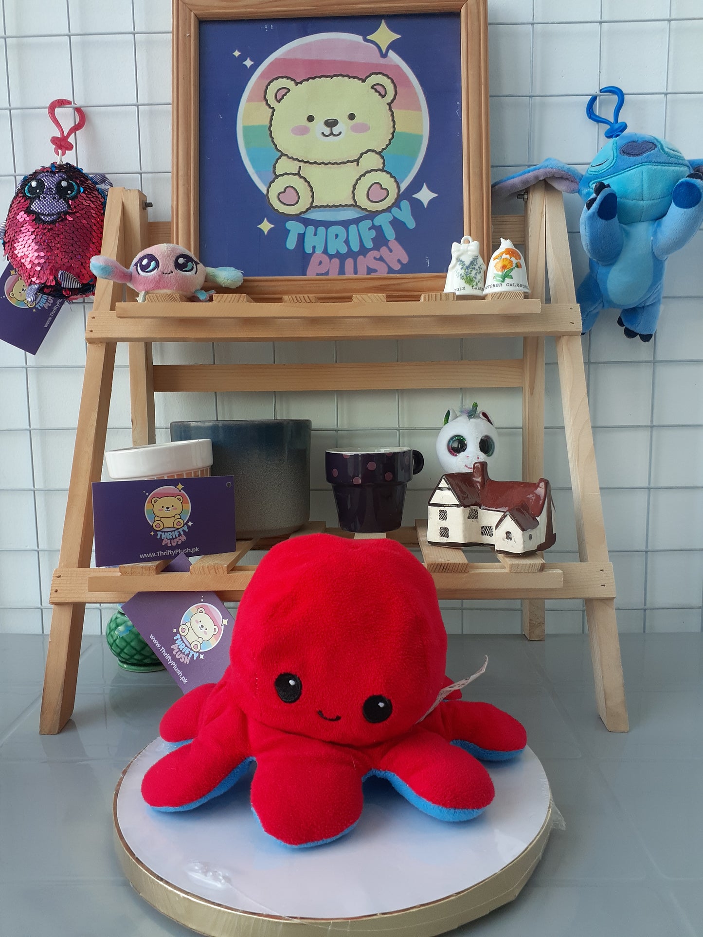 Reversible Octopus Plushie,