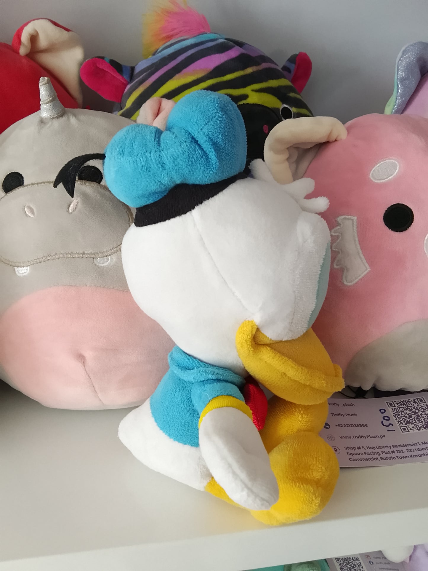 Disney Donald Duck plush toy.